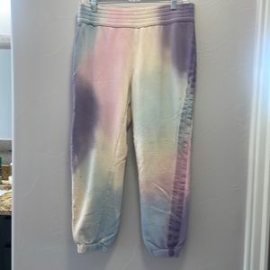 MOTHER tie dye sweatpants